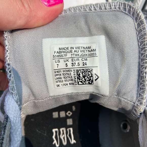 Grey converse comfort tongue and heel - Picture 6 of 6